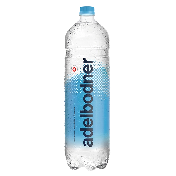 Adelbodner Wasser Prinkled ( blau) PET - 6 x 1.5 Liter