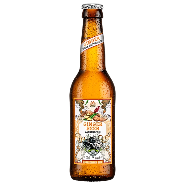 Alkoholfrei Bier Appenzeller Ginger Beer EW 6 Pack x 0.33 Liter