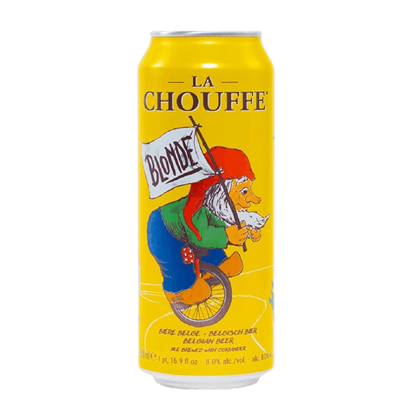 Bier La Chouffe blonde 8% Dose 12 x 0,50 Liter