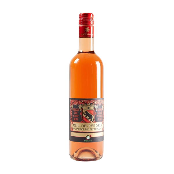 Rosé Wein Schafiser Oeil de Perdrix Berner Stadtkellerei 15 x 0,50 Liter